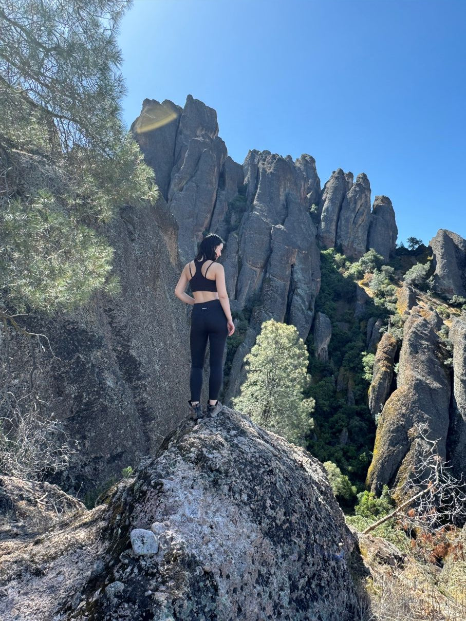 Eco-Friendly Yoga Leggings with Built-in Liner | 7/8 Length